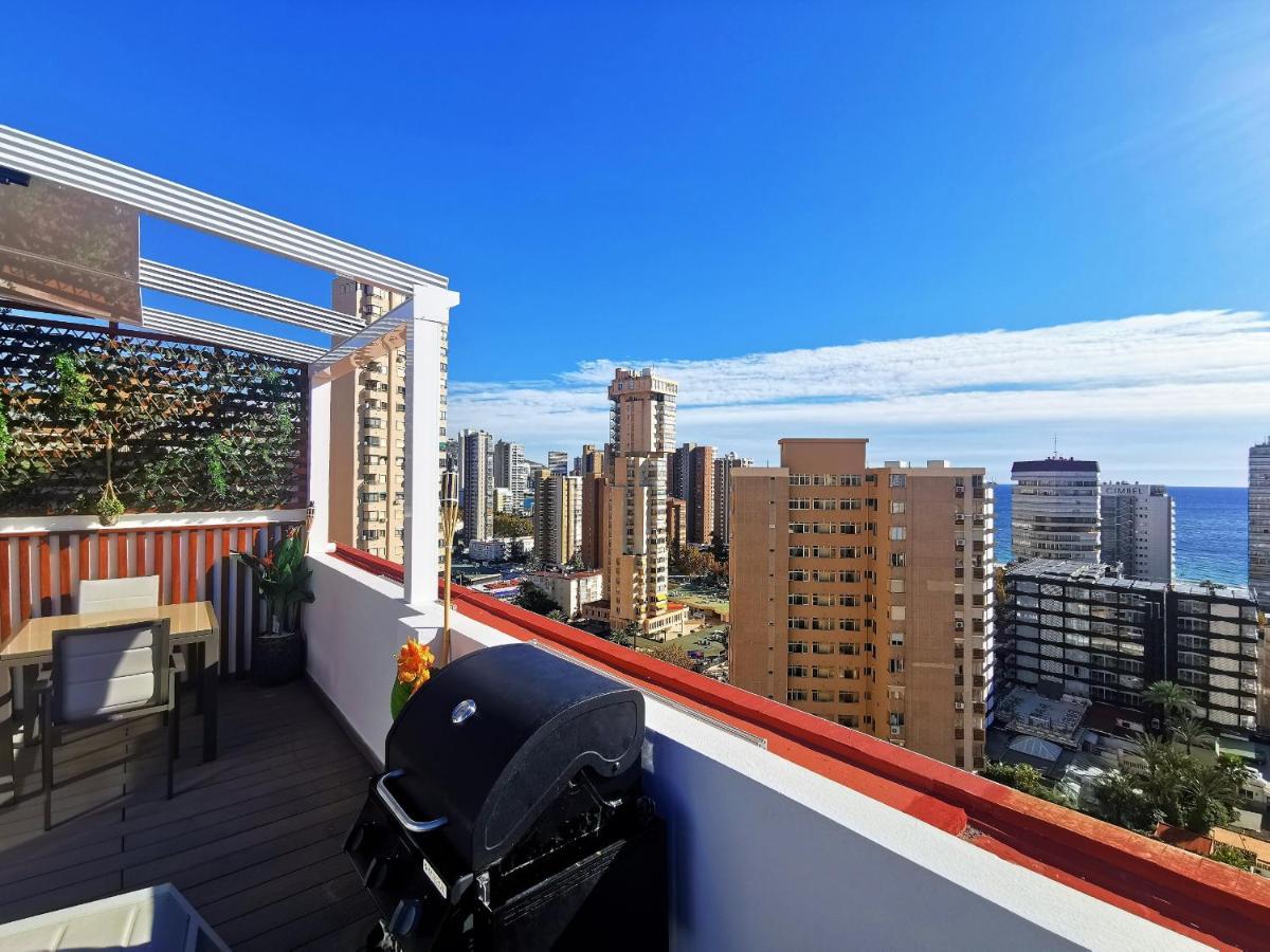 Penthouse Cervantes Sea View Benidorm Exterior foto