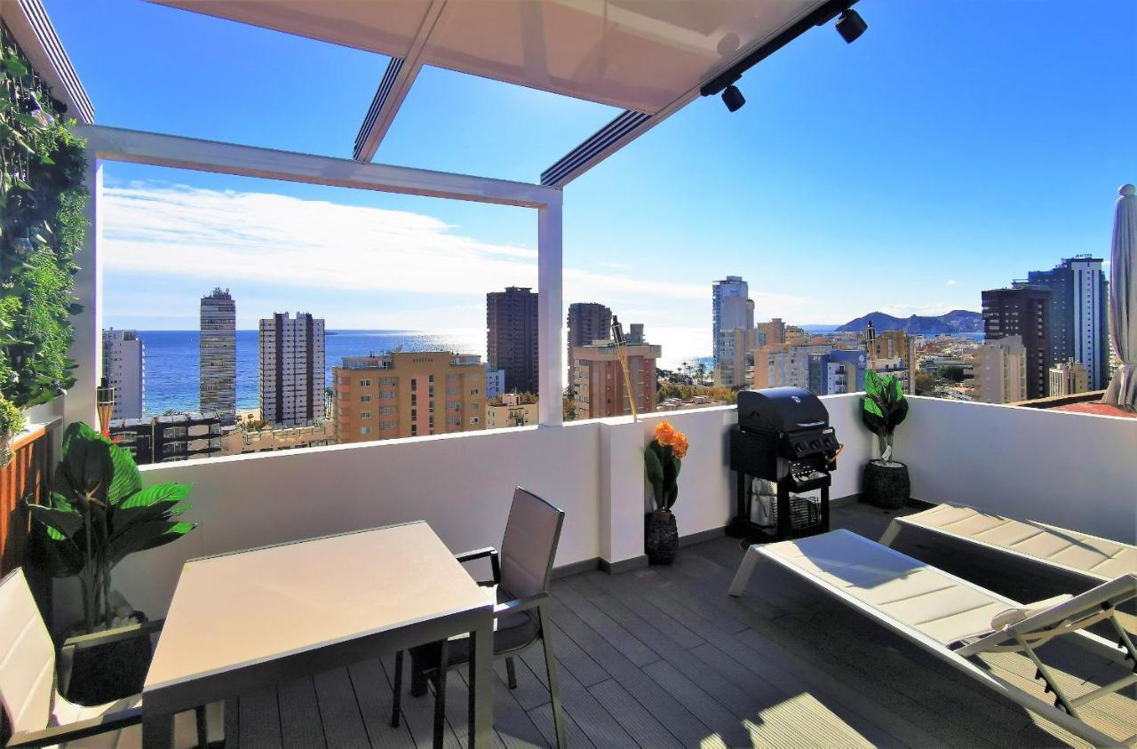 Penthouse Cervantes Sea View Benidorm Exterior foto