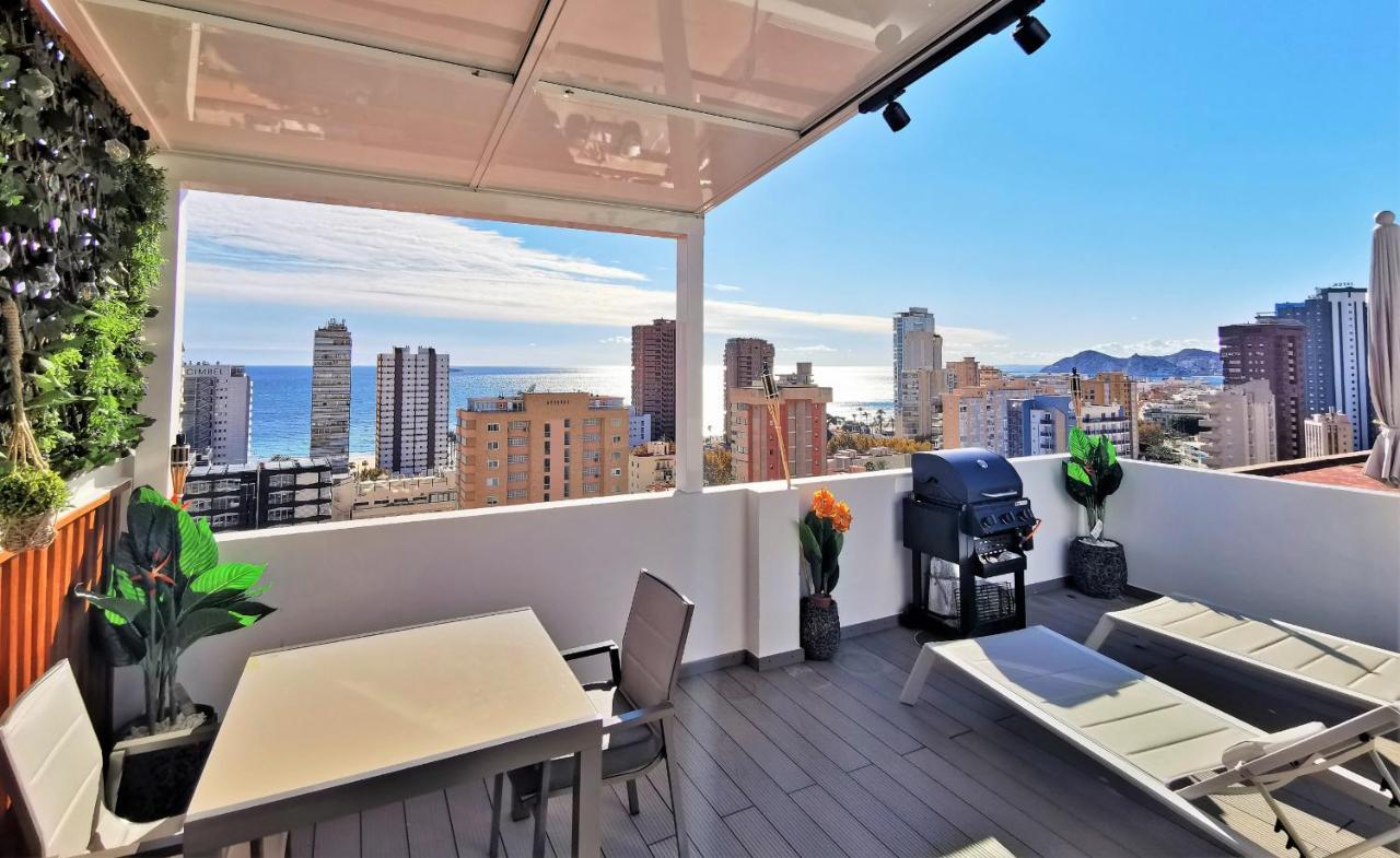 Penthouse Cervantes Sea View Benidorm Exterior foto