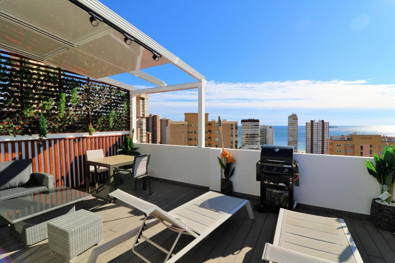 Penthouse Cervantes Sea View Benidorm Exterior foto
