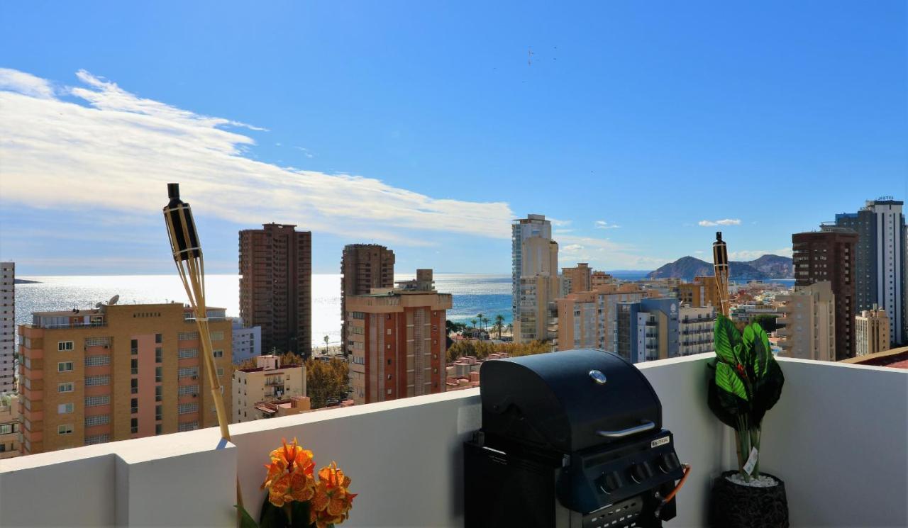 Penthouse Cervantes Sea View Benidorm Exterior foto