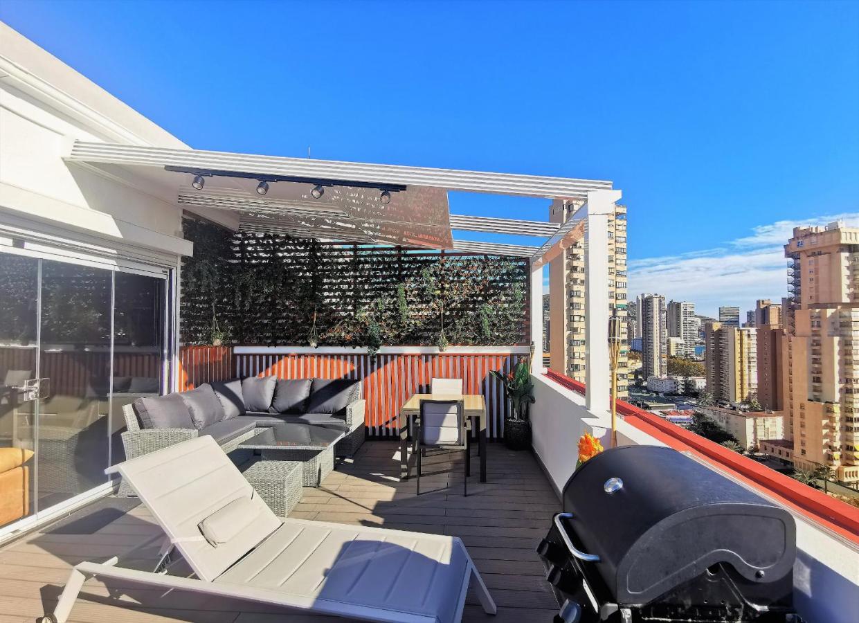 Penthouse Cervantes Sea View Benidorm Exterior foto