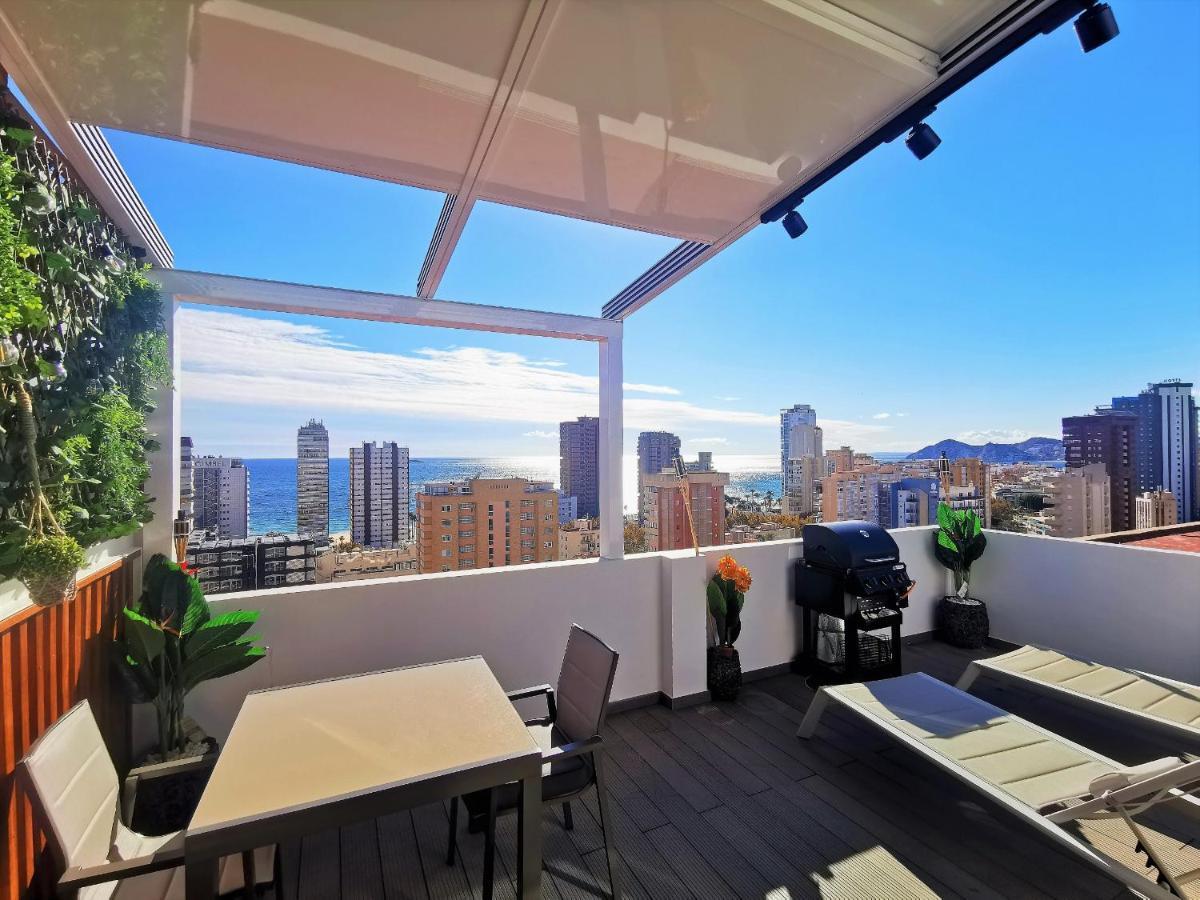 Penthouse Cervantes Sea View Benidorm Exterior foto