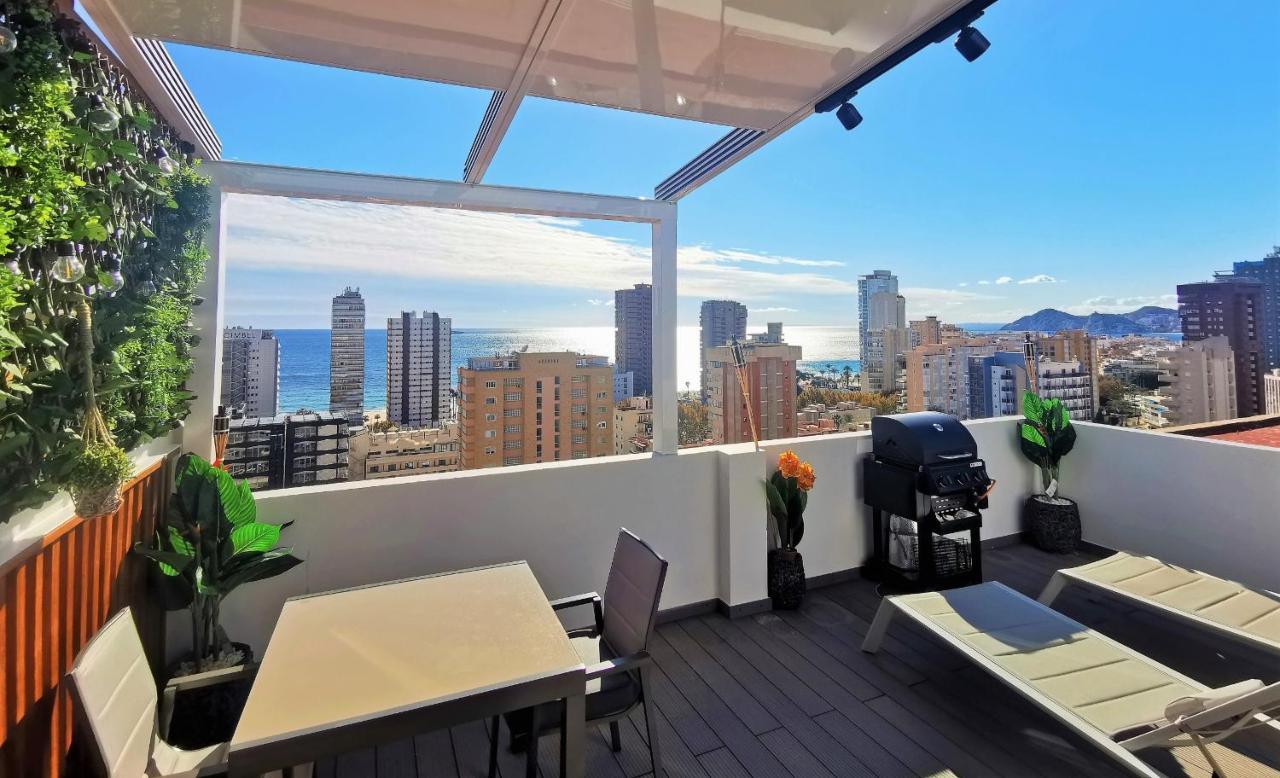 Penthouse Cervantes Sea View Benidorm Exterior foto