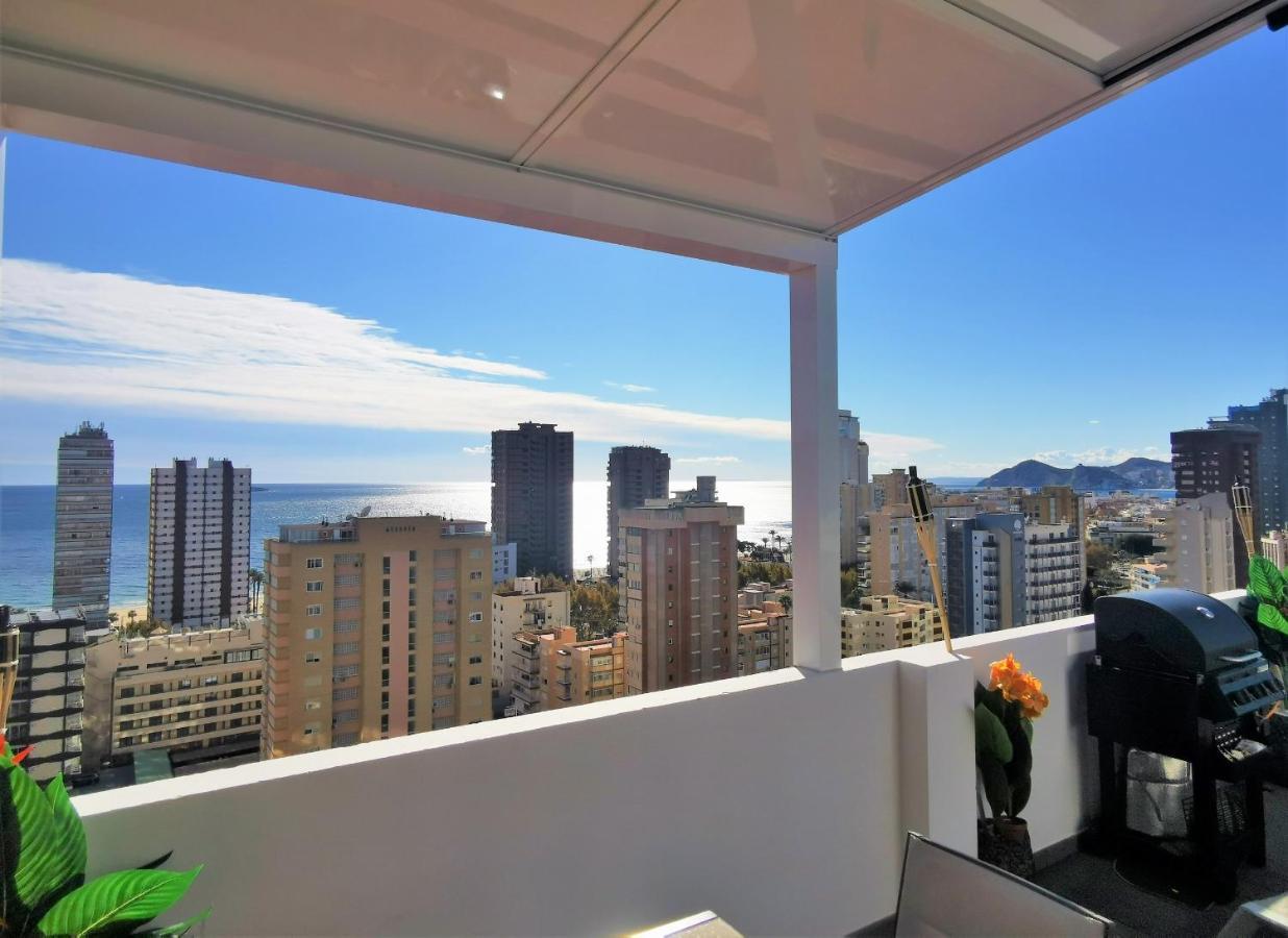 Penthouse Cervantes Sea View Benidorm Exterior foto